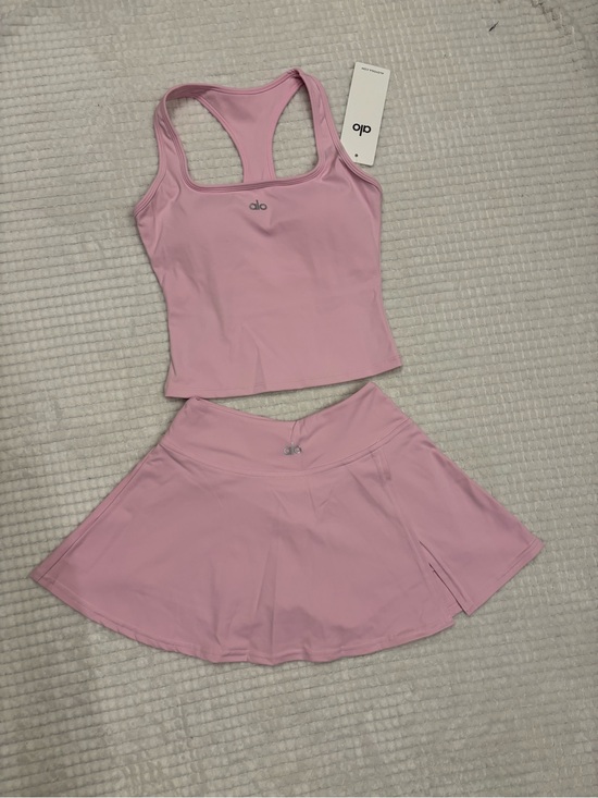 ALO Yoga Other - ALO Yoga Pink Tank and Skirt Set